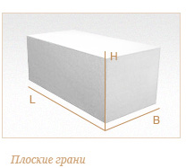 Газобетонный блок ГРАС D600, B3.5, 600x250x375 мм