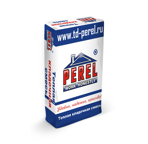 Теплоизоляционная кладочная смесь: PEREL TKS 2020, упаковка 25 кг