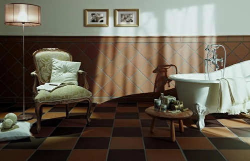 Клинкерная ступень фронтальная Rubi Brown Gres Tejo 300x340x50/15 мм